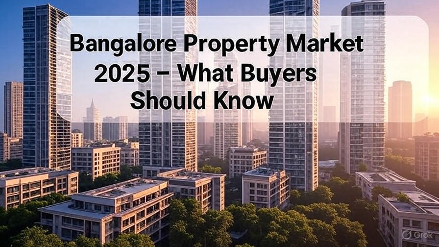 Bangalore property trends 2025