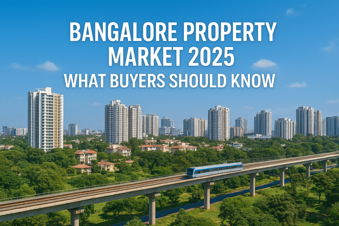 Bangalore property trends 2025