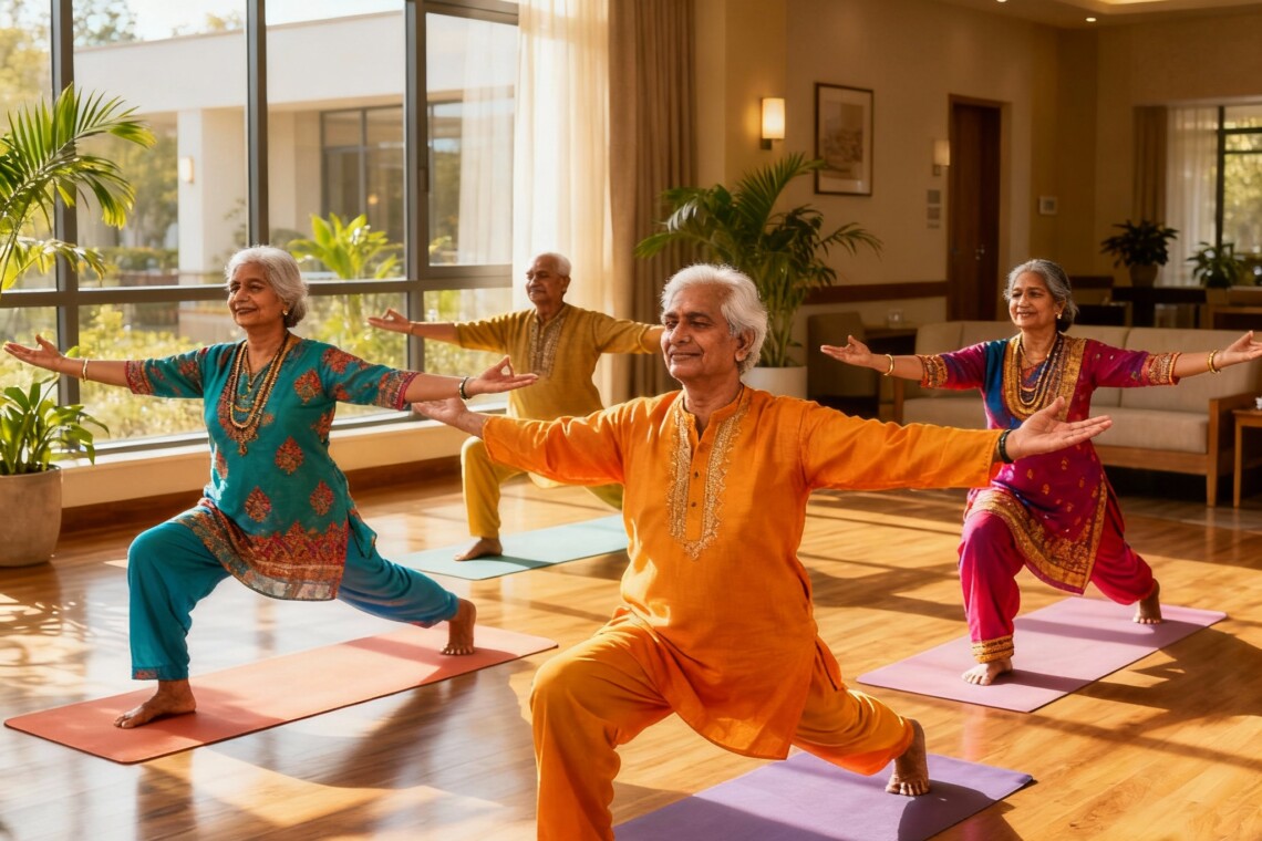 Active Living in Indian Senior Homes