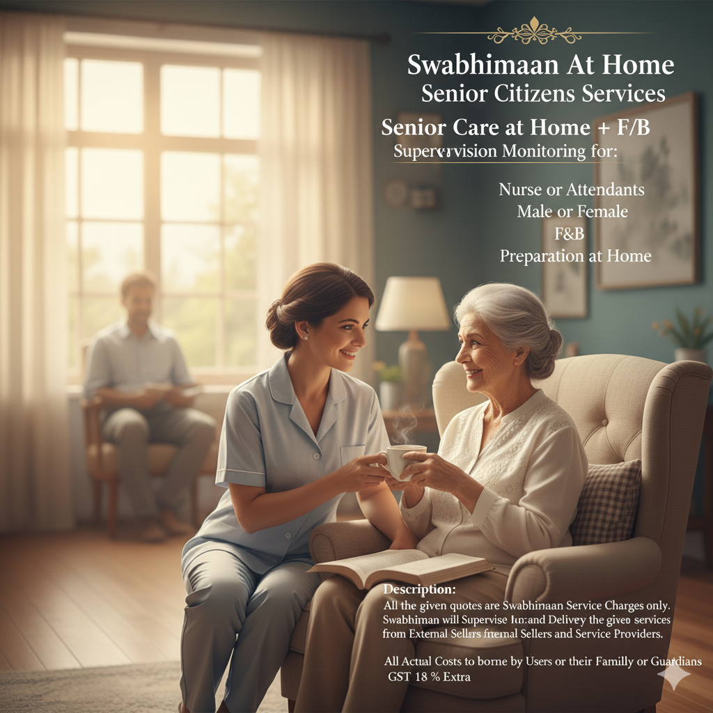 Senior Care At Home + F&B – 5 Services for 1 Member