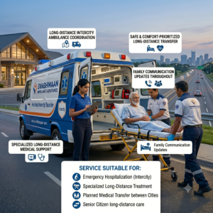 Swabhimaan Intercity Ambulance Assistance – Assisted Hospital Transfer Service Across Cities