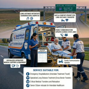 Swabhimaan Interstate Ambulance Assistance – Long Distance Senior Citizen & Patient Transfer Service