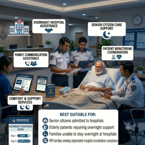 Swabhimaan Overnight Hospital Support Service – Senior Citizen & Patient Care Assistance